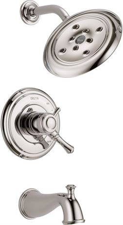 Delta Faucet Cassidy MultiChoice 17 Series Tub and Shower Trim, Polished Nickel