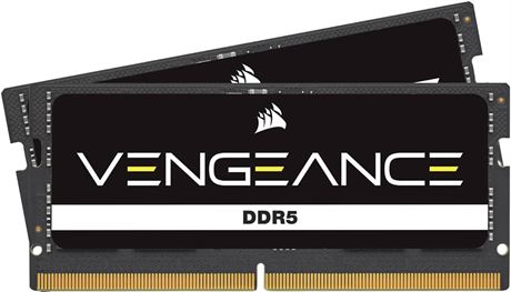 CORSAIR VENGEANCE SODIMM DDR5 RAM 32GB (2x16GB) 4800MHz CL40 Intel XMP iCUE Comp