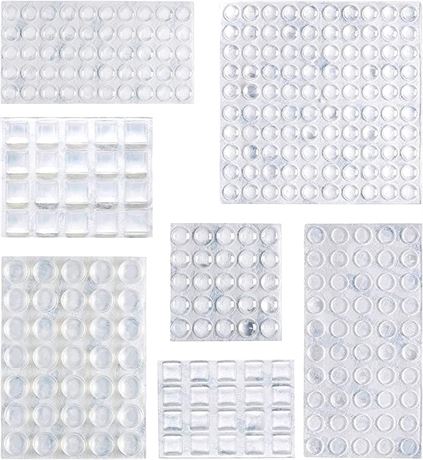 Basics 300-Piece Clear Self Adhesive Rubber Bumpers Pads
