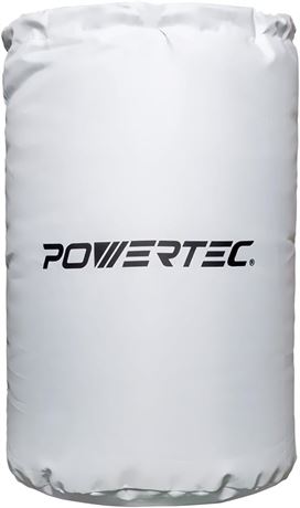 POWERTEC 70351 Dust Collector Lower Bag 20" Dia. x 30", Dust Collector Bottom
