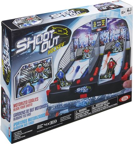 Ideal Motorized Shoot-Out Hockey with Automated Goalie and Automatic Ball Return