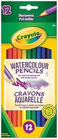 Crayola 12 Watercolour Pencils Arts & Crafts