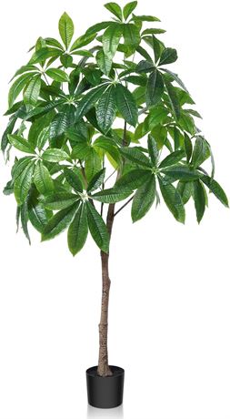 SOGUYI Fake Money Tree Plant 6FT Tall Artificial Plant for Home Decor Indoor