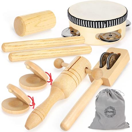 Ehome Toddlers Musical Instruments, Wooden Percussion Kids Baby Musical