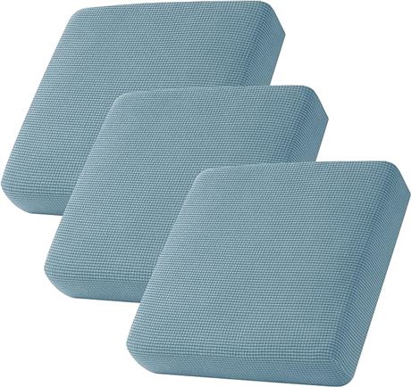 3pcs CHUN YI Chair Cushion Covers High Stretch Loveseat Slipcover Sofa Cushion