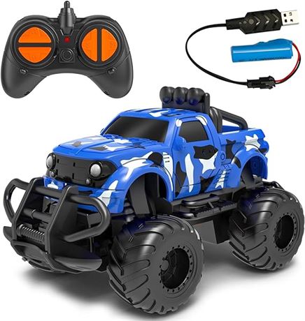 RC Cars Boy Toys Age 2 3 4 5, Rechargable Mini Truck Toy Vehicle Gifts for Kids