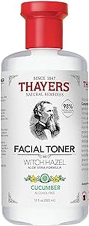 355ml THAYERS Alcohol-Free Witch Hazel Cucumber Face Toner Skin Care