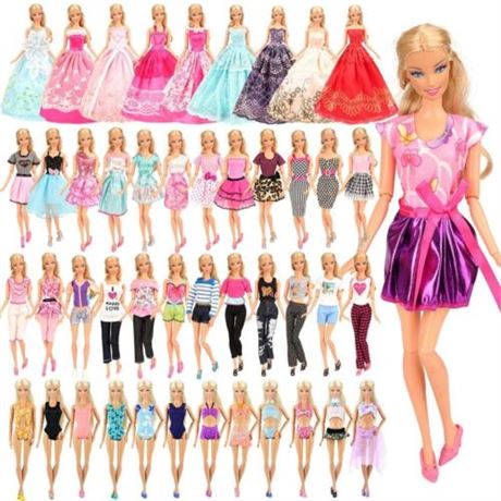 Barwa Barwa 16 Pack Doll Clothes And Accessories