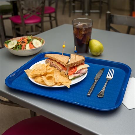 5 PACK - Carlisle CT141814 Café Standard Cafeteria / Fast Food Tray, 14" x 18"