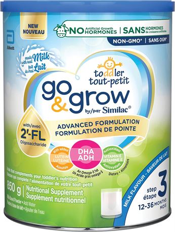 Similac Go & Grow Step 3 Toddler Drink with 2'-FL. Immune Support Innovation
