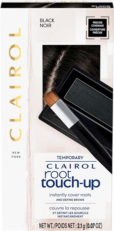 Clairol Root Touch-Up Temporary Root Powder, Black Hair Color