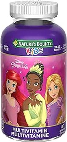 Disney Kids Princess Multivitamin, No Artificial Flavours, 180 Gummies