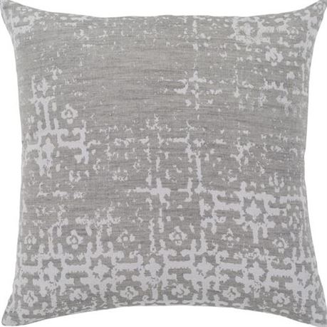 Abstraction 20 X 20 inch Gray Pillow Kit, Square set of 2