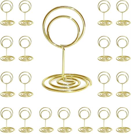 Place Card Holders Gold Metal Cards Table Display Stand Wedding Table Number