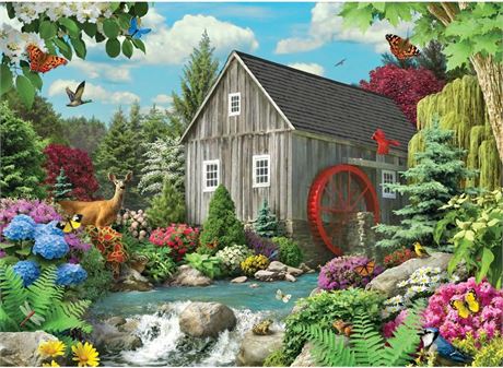 Bits and Pieces - 500 Piece Jigsaw Puzzle for Adults - Country Mill