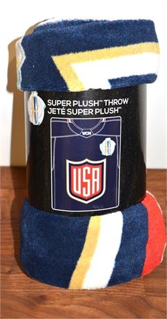 Super Plush Throw World Cup Hockey 46" by 60"