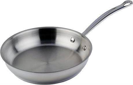 Meyer - Nouvelle Stainless Steel Frying Pan, Induction Cooktop Compatible