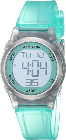 Armitron Sport Women's Digital Chronograph Resin Strap Watch, 45-7102