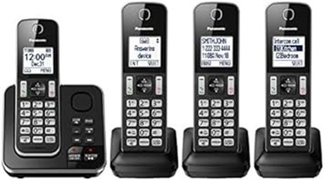 Panasonic DECT 6.0 Expandable Cordless Phone with Answering Machine