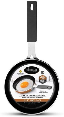 Gotham Steel Mini Nonstick Egg & Omelet Pan – 5.5”