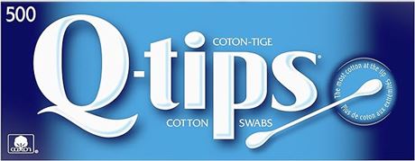 Q-tips Cotton Swabs for a variety of uses Original ultimate home, 500 Ct