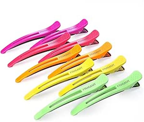 FRAMAR Neon Hair Clips 10 pack