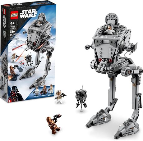 LEGO Star Wars Hoth AT-ST Walker Building Toy, The Empire Strikes Back, 75322
