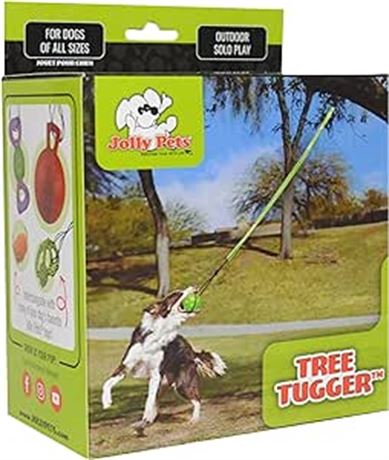 Jolly Pets Tree Tugger For Dog, Green