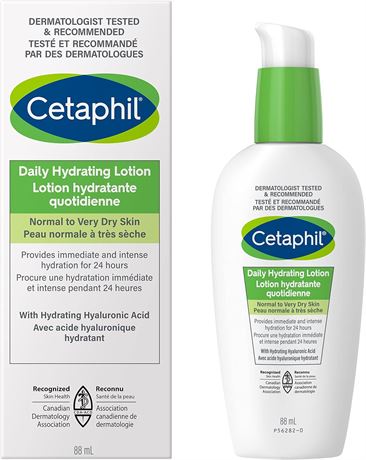 Cetaphil Daily Hydrating Lotion with Hyaluronic Acid | 88ml