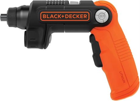 BLACK+DECKER 4V MAX* Cordless Screwdriver with LED Light (BDCSFL20C)