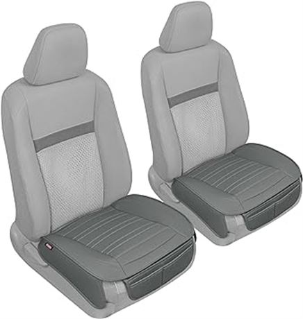 BDK Auto MTSC-420-CC: Motor Trend Pu Leather Seat Cushion/Charcoal