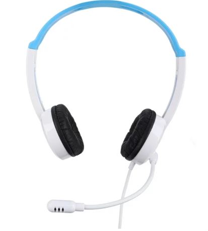 Widely Compatible Children's Learning Headphones, White