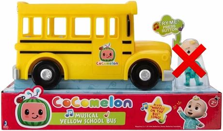 CoComelon Official Musical Yellow School Bus, Plays Clips from 'Wheels