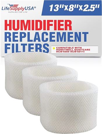 4 Pack Replacement Humidifier Wick Filter E