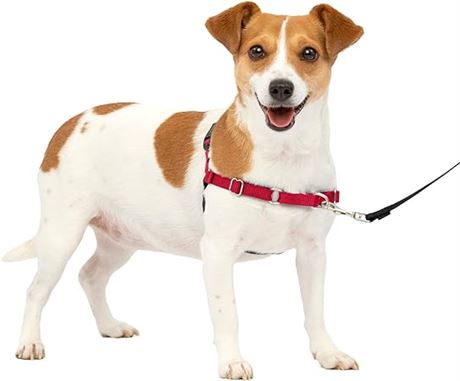 PeSafe Easy Walk Dog Harness, No Pull Dog Harness, Red/Black, Small