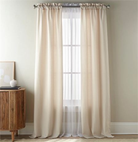 Ealaf Polyester Room Darkening Curtain (Set of 4)
