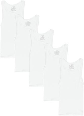 2T/3T Hanes boys Hanes toddler tank T Shirt, White