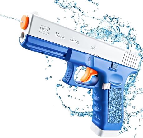 HANLAYYDS Water Guns for Kids [2 Water Clips+Water Gun Belt], Blue