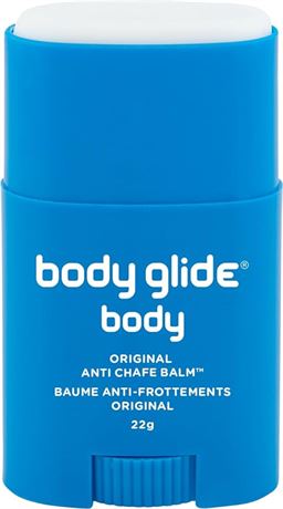 BodyGlide Original Anti Chafe Balm Stick (for Canadian Sale Only), Blue, 22g,
