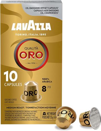Lavazza Qualita Oro Medium Roast Coffee Capsules