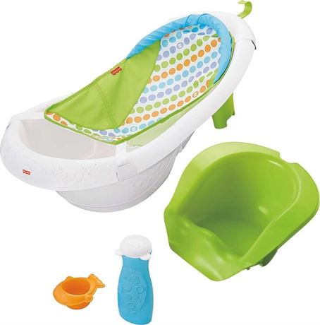 Fisher-Price Baby Bath Tub, 4-in-1 Newborn to Toddler Tub