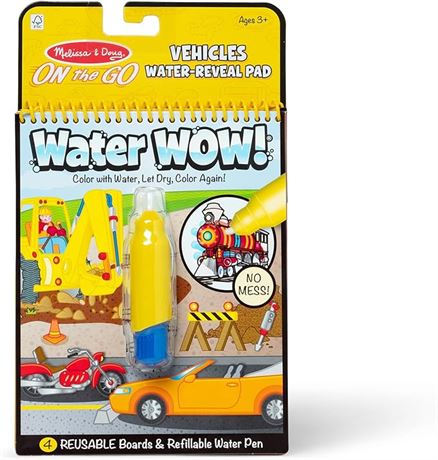 Melissa & Doug On the Go Water Wow! Water Reveal Pad