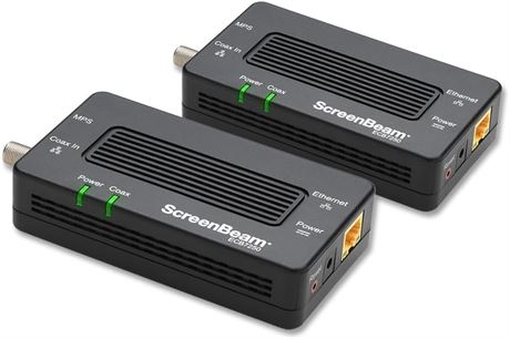 ScreenBeam Bonded MoCA 2.5 Network Adapter for Highest Speed Internet