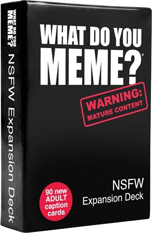 NSFW Expansion Pack by What Do You Meme? - Designed to be Added to Core Game