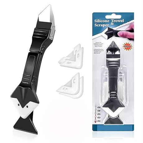 HASTHIP® 3 in 1 Caulking Tool Kit Silicone Caulking Tool kit