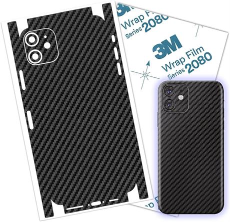 iPhone 11 - Carbon Fiber 3M Film Compatible with iPhone 11 Skin Wrap Protective