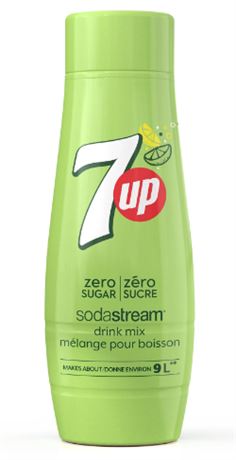 Sodastream 7-Up, Zero Sugar Flavour, 440 millilitre