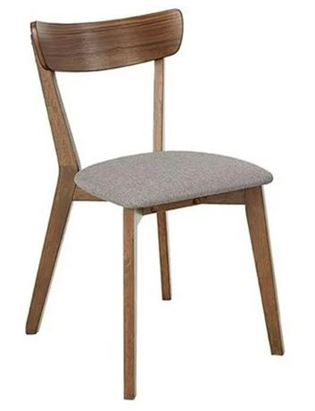 Set of 2, Progressive Furniture 30 x 18 x 22 in. Arcade Dining Chairs - Walnut