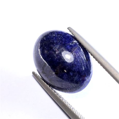 10.54 ct Authenticated Blue Sapphire CAB Gemstone -  ($10,540 Appraisal)