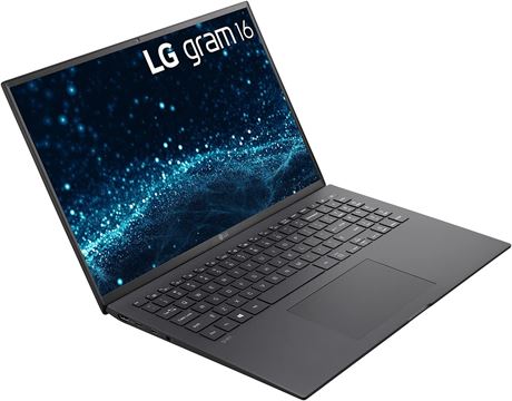 LG Gram 16" Laptop 16:10 2560x1600 IPS Display, Intel i7-1360P 16GB RAM 1TB SSD